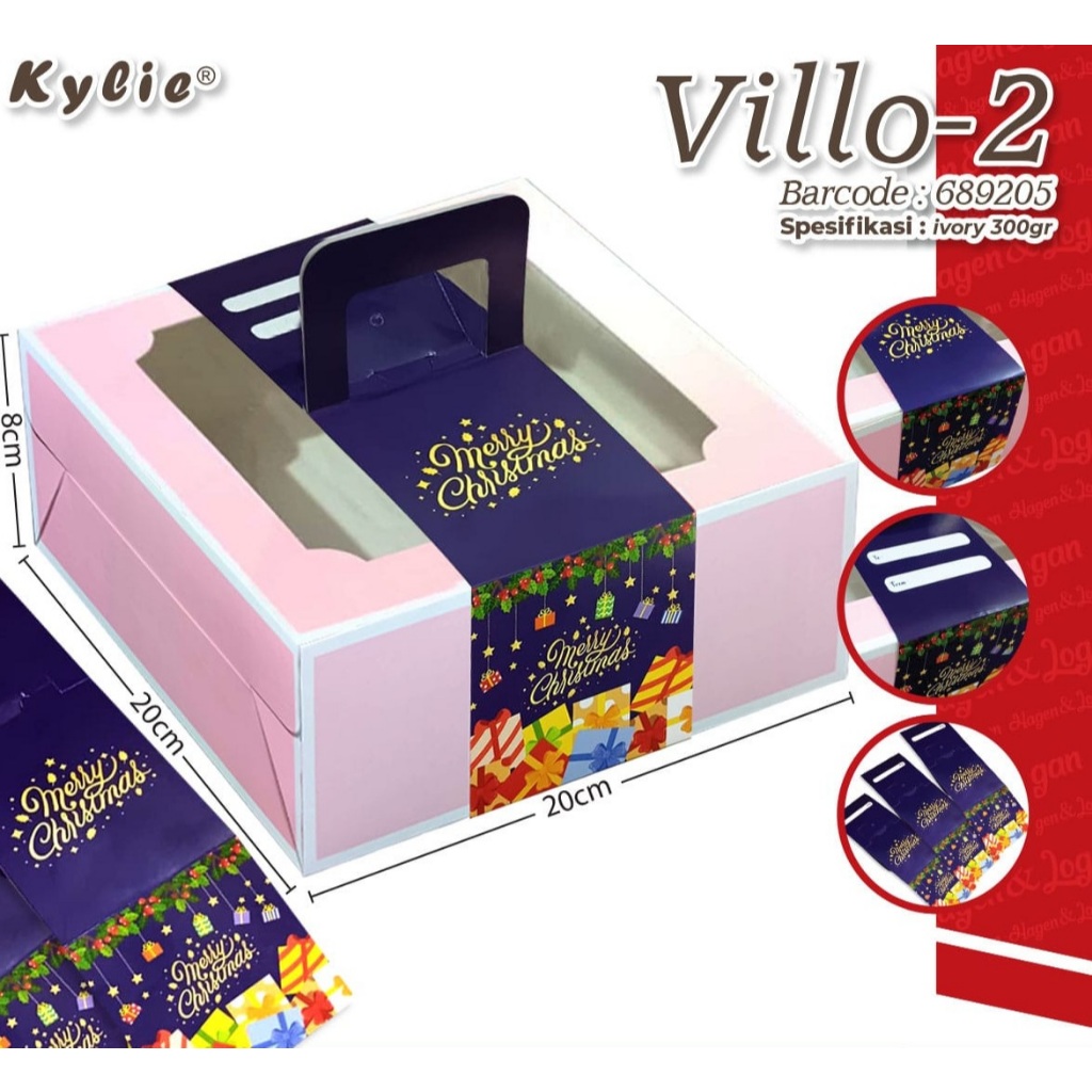Box Hampers Natal Christmas Hardbox