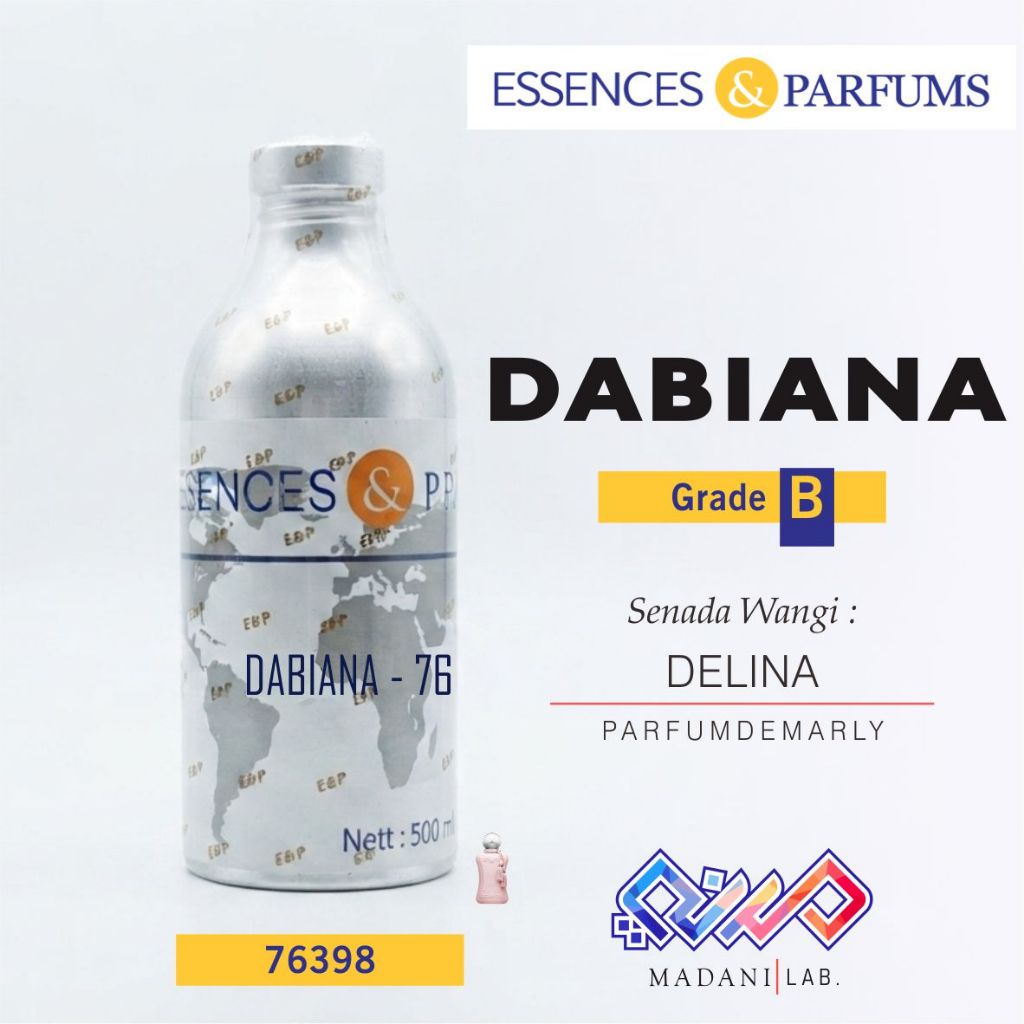 DABIANA 76398 [B] Senada Parfum Delina De Marly dari Essences & Parfums | 500gr Segel |