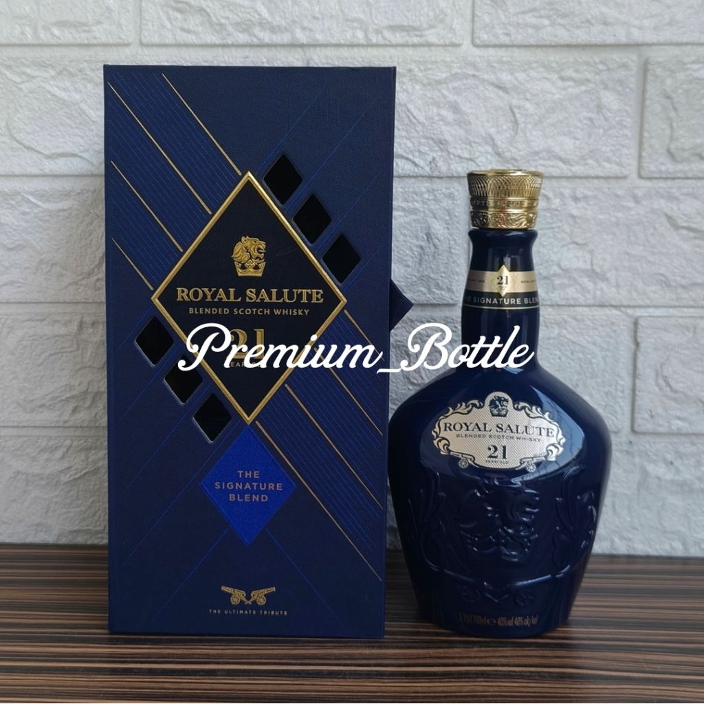 Botol Kosong Royal Salute 21 Years 700ml + Box