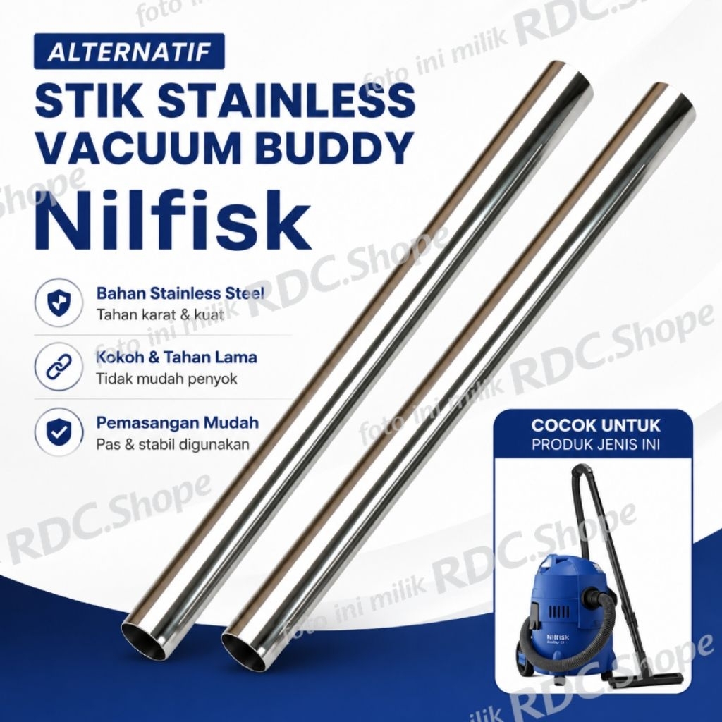 Alternatif Stik Vacuum Buddy NILFISK, Stik Vacuum Cleaner, Tongkat vacuum NILFISK