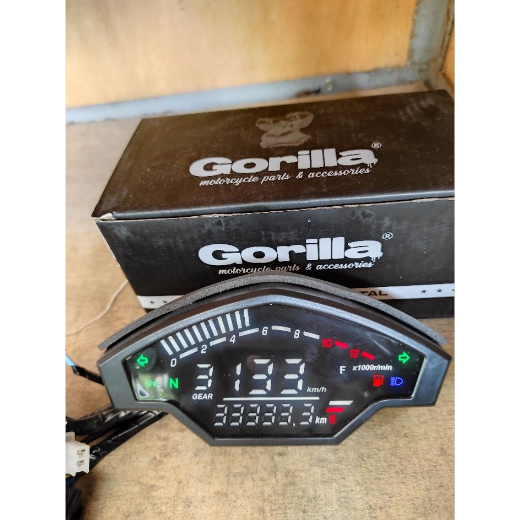 spido spedo meter digital GPX import gorilla set sensor magnit speedo spedo meter GPX full digital i