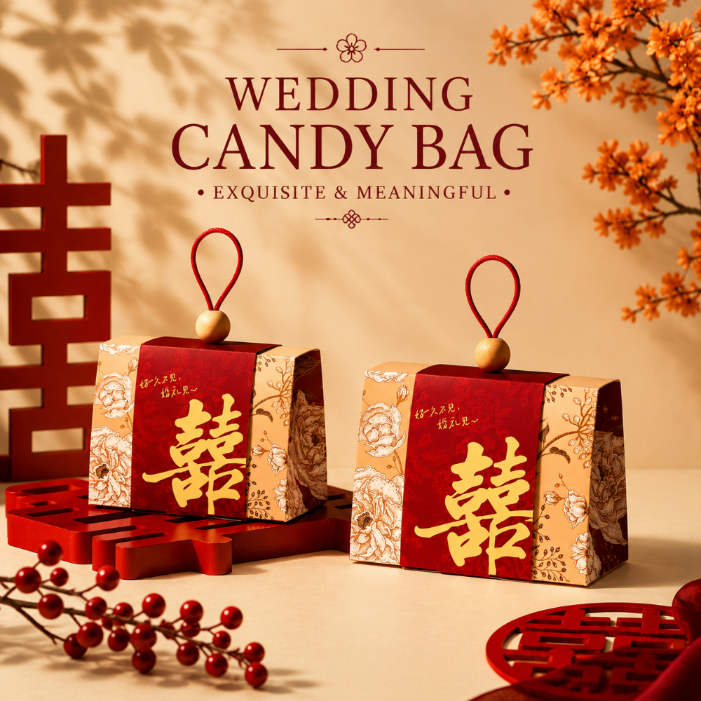 Pcraft - (S1) Box Souvenir Sangjit Shuang Xi. Box Permen Coklat Sangjit. Box Souvenir Wedding