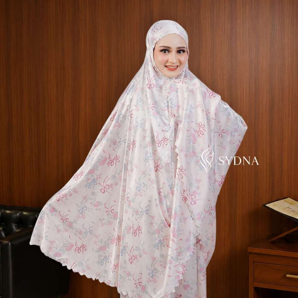Hauria Prayer Set Silky Motif 2in1 - Mukena Silky Premium