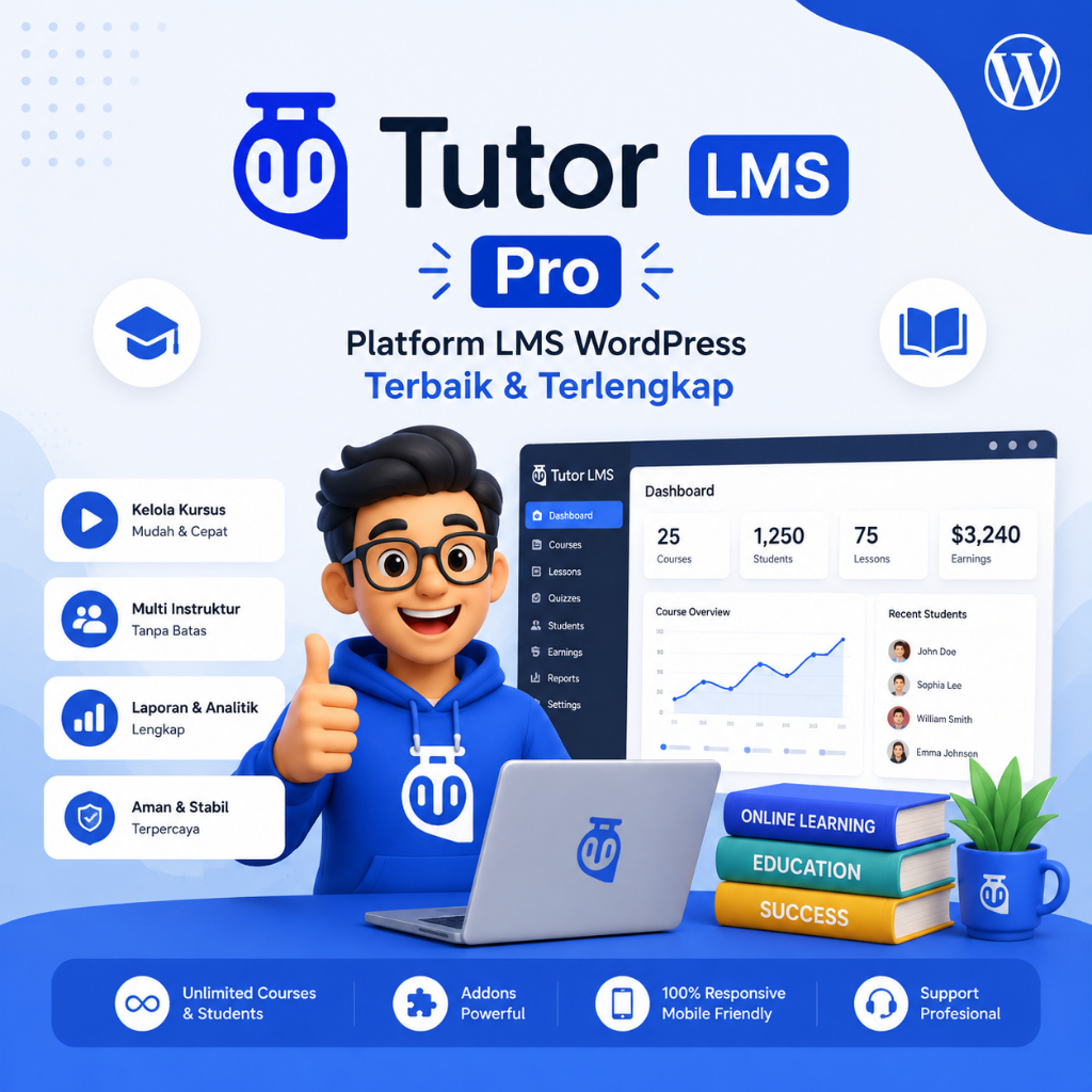 Jasa Install Tutor LMS Pro Lisensi Original Lifetime