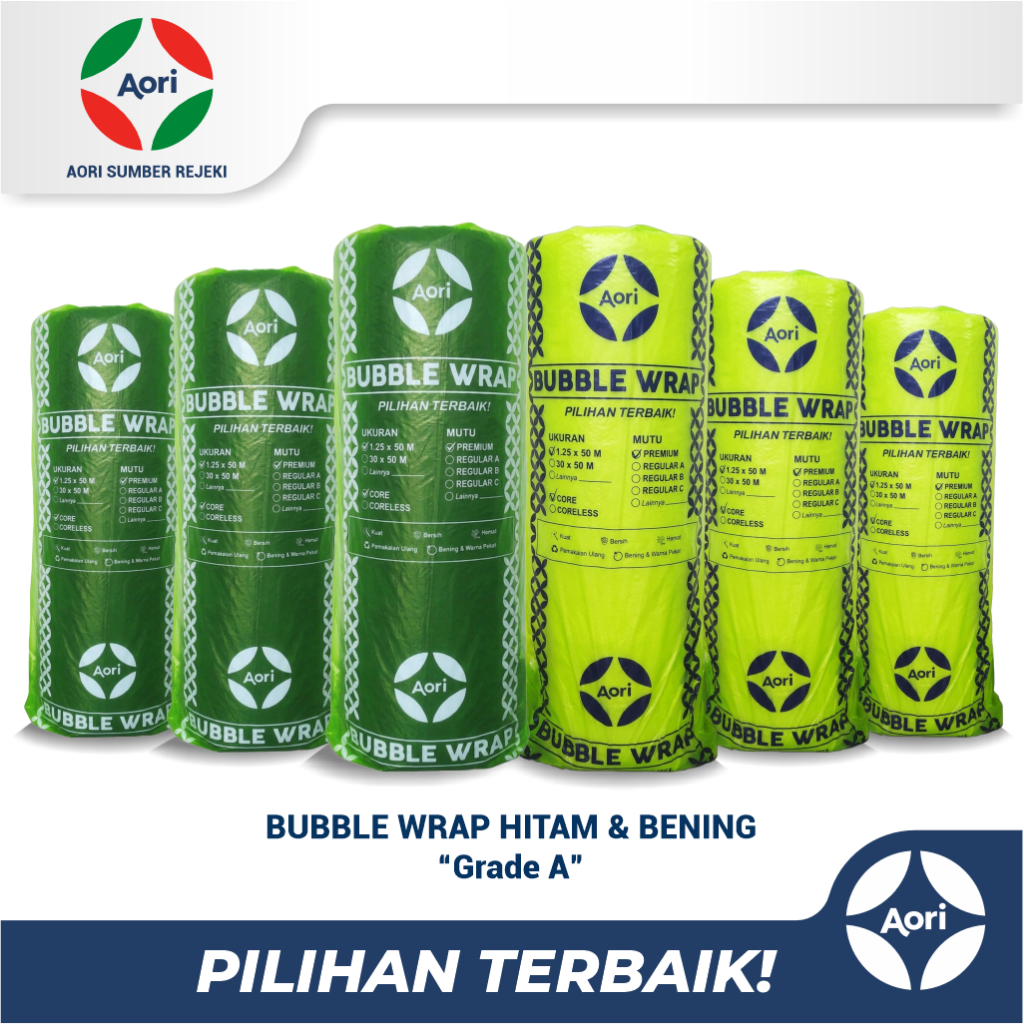 AORI Bubble Wrap Grade REGULER A 1,25m