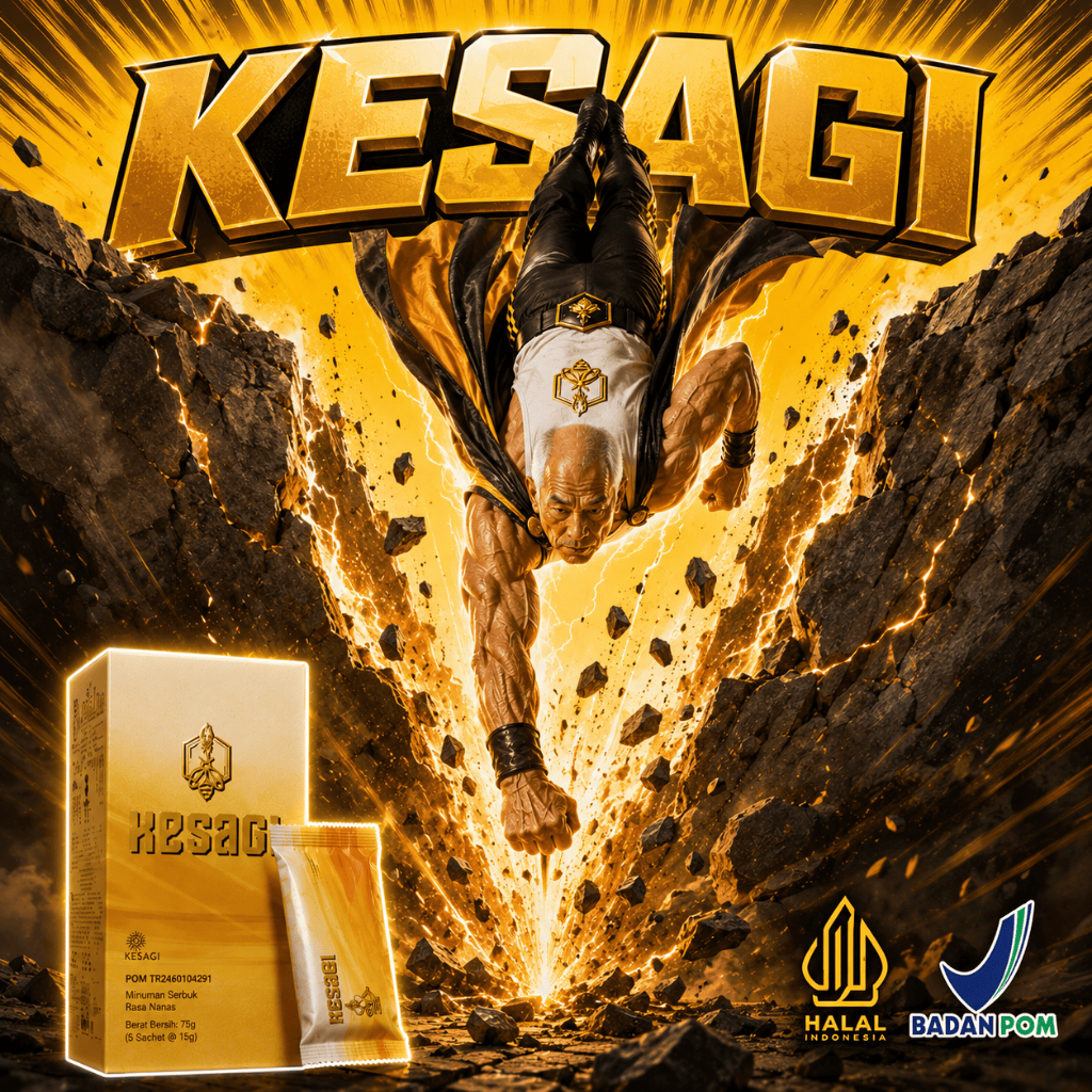 KESAGI Minuman Herbal Tradisional untuk Pria - Kemasan Sachet