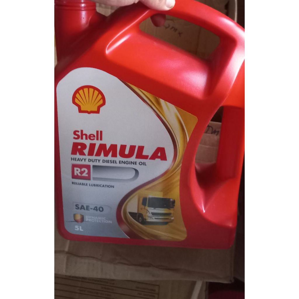 shell rimula r2 original oli mesin diesel ori shell