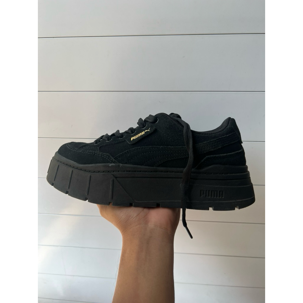 Puma Mayze Stack Suede Full Black