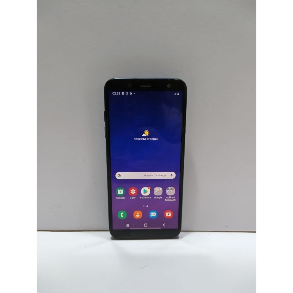 HP SECOND SAMSUNG GALAXY A6 RAM 3/32GB JARINGAN 4G HANDPHONE SECOND ANDROID MURAH SIAP PAKAI