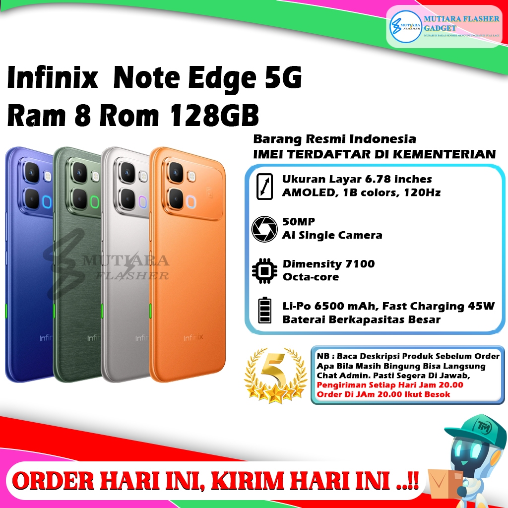 Infinix Note Edge 5G Ram 8/128GB | Ram 8/256GB