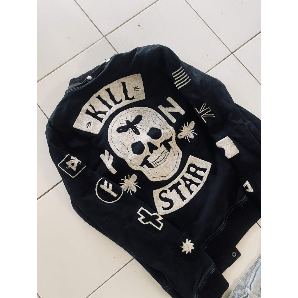 jaket denim vintage killstar