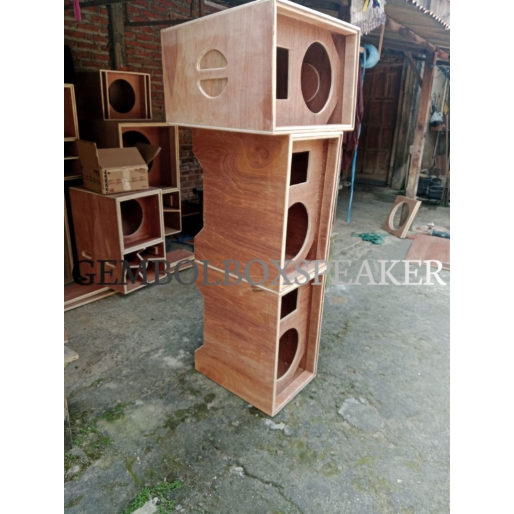 Box Speaker Line Array 12 inch Single Tweeter
