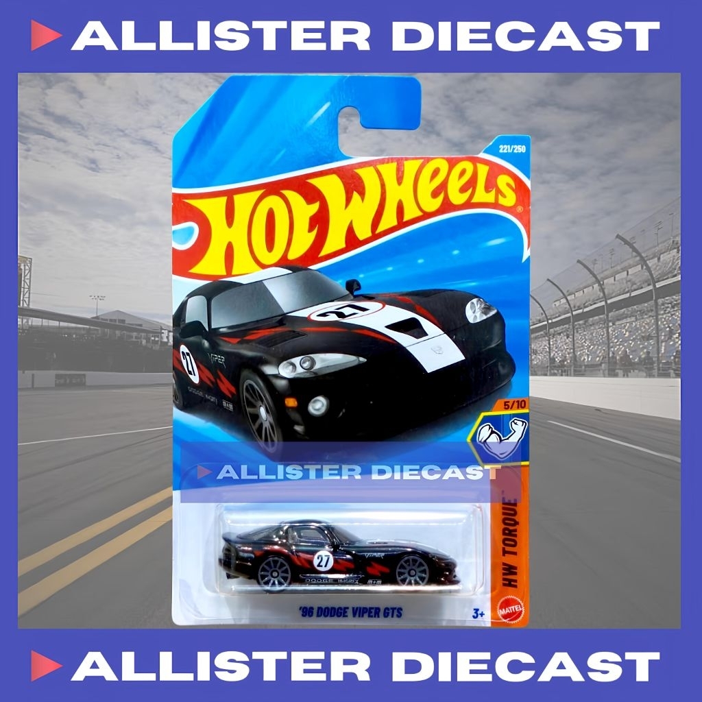Hot Wheels 96 Dodge Viper GTS Hitam Hotwheels 96 Dodge Viper GTS Black HW Torque Hot Wheels Lot L 20