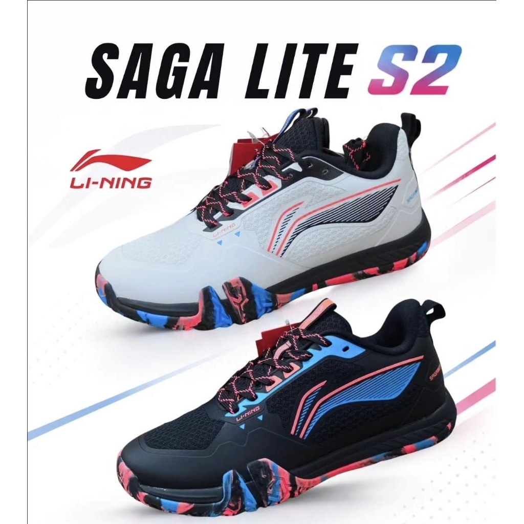 Sepatu Badminton LINING SAGA LITE S2 LTD LIMITED EDITION 100% ORIGINAL LINING