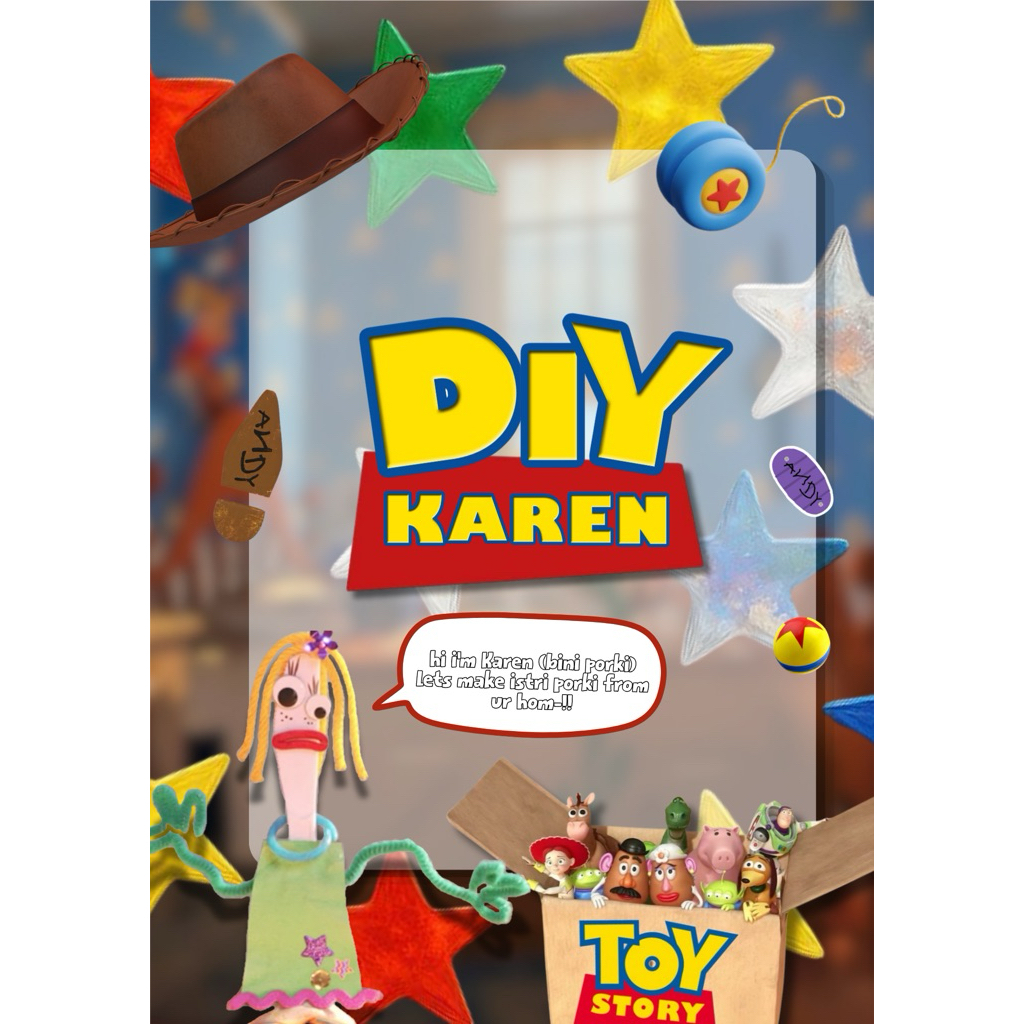 KAREN BEVERLY DIY from Toy Story | make your own istri Forky