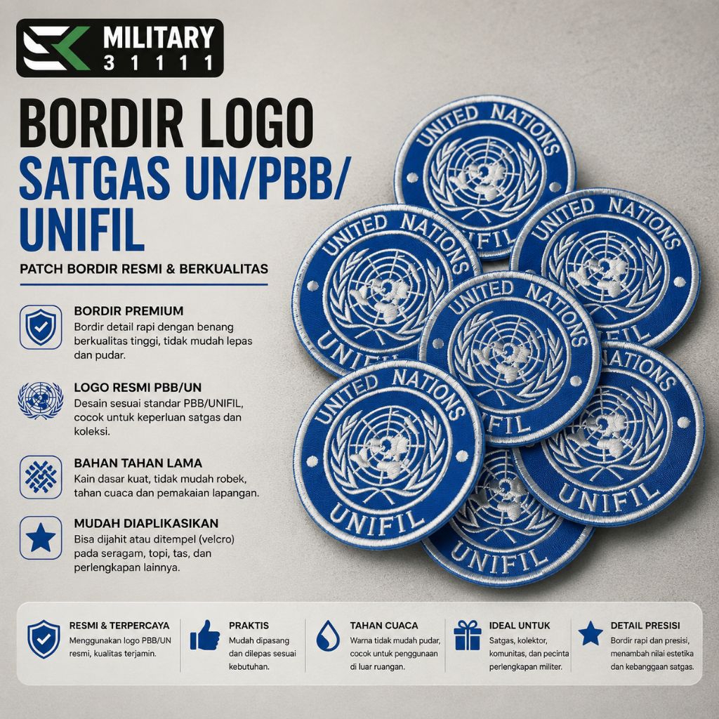 Bordir Logo Satgas UN/PBB/Unifil
