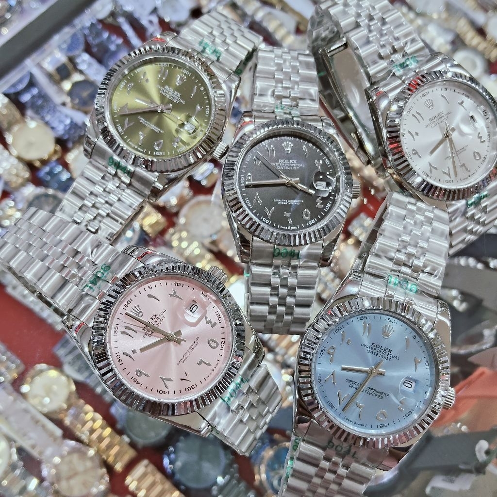 Jam Tangan RX Date jost Arabic Silver Automatic Ori Japn