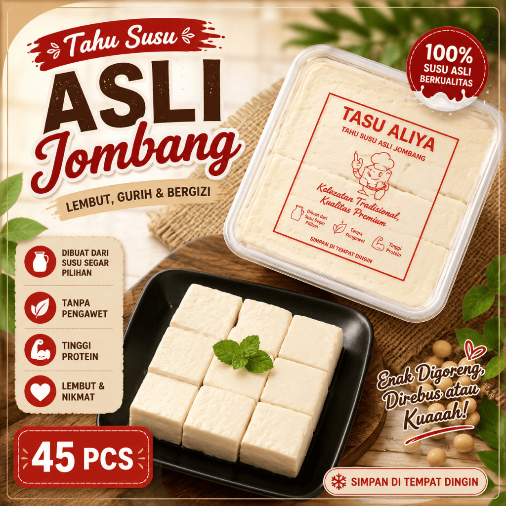 Tahu Susu Aliya Asli Jombang | Tahu Susu