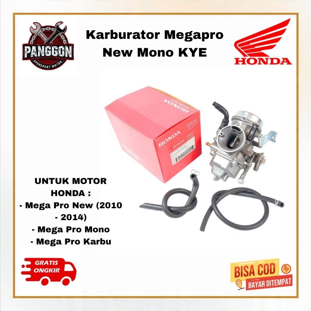 Karburator Megapro New Mono KYE ori genuine