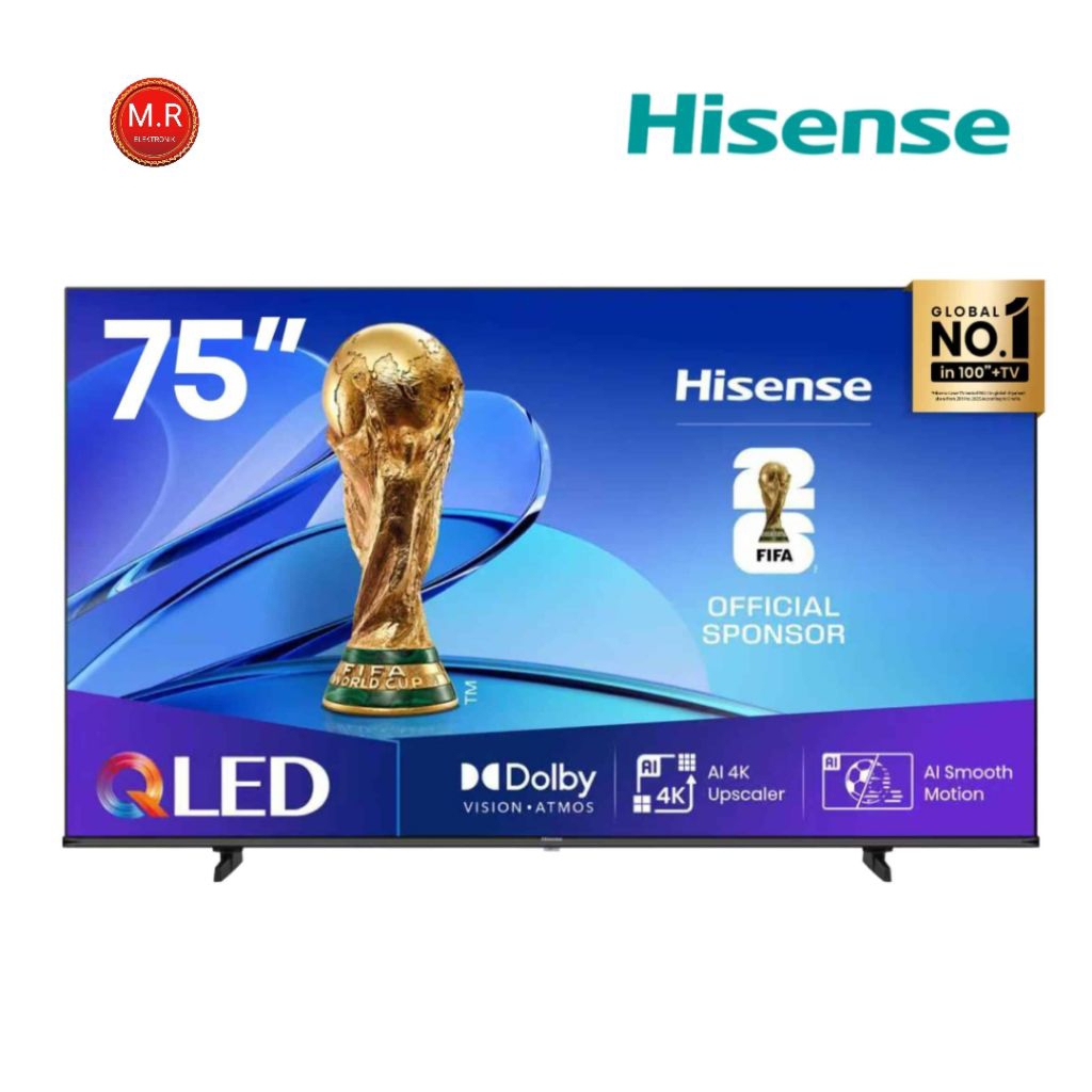 HISENSE QLED 75Q6Q UHD 4K SMART TV VIIDAA