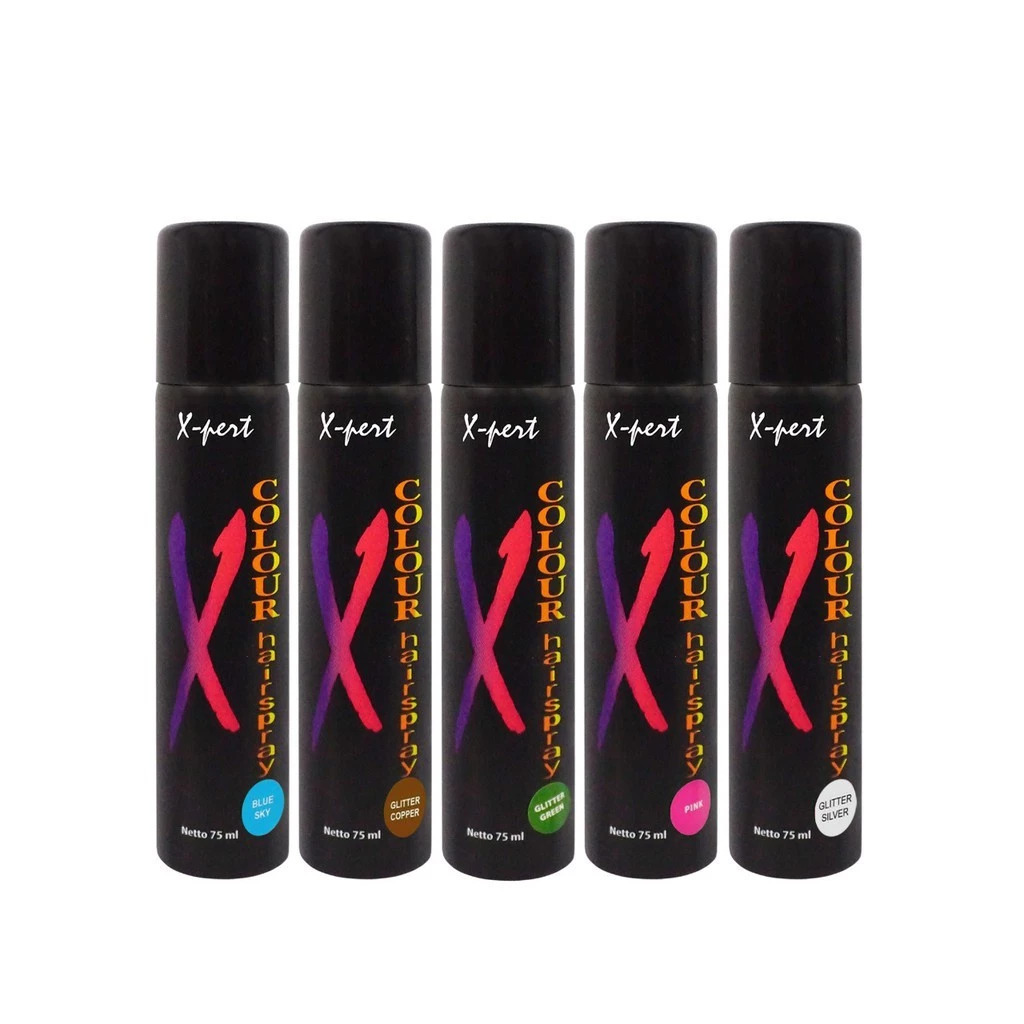 X-pert Hair Colour Spray | X-pert Colour Hairspray | Spray Pewarna Rambut