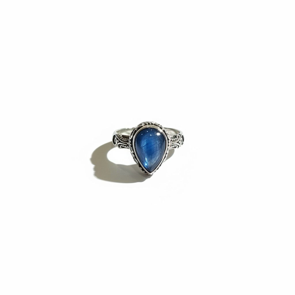 Cincin Perak 925 Dengan Batu Kyanite | Ring Silver 925 with Kyanite Stone | Gatavy Jewelry | GJR 007