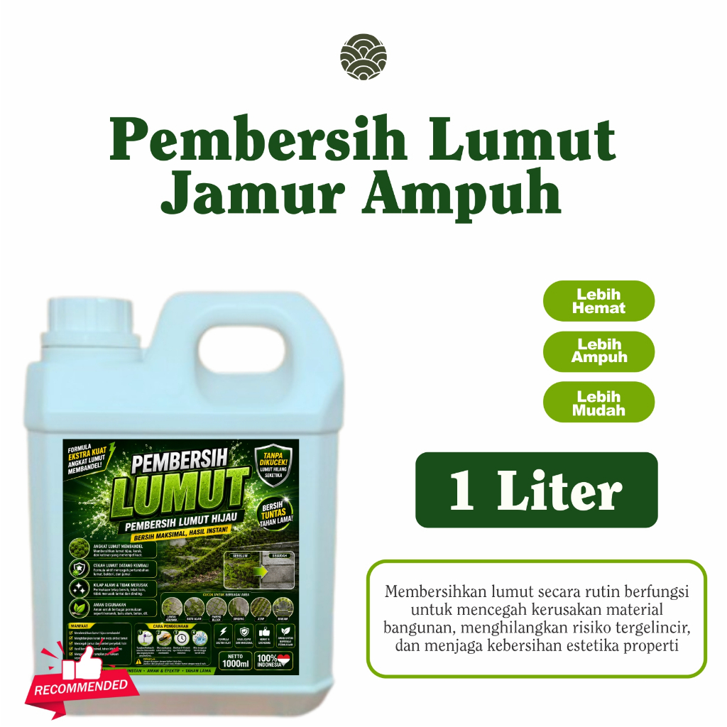Cairan Pembasmi Lumut Obat Pembersih Lumut 1 Liter