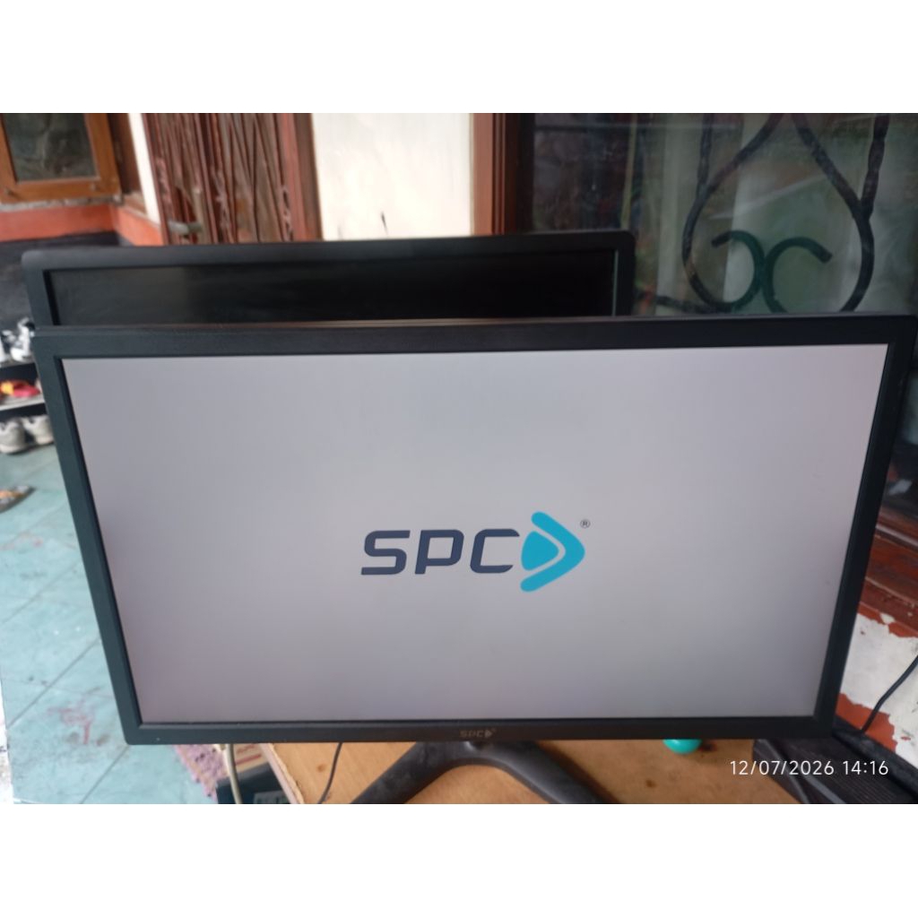MONITOR LED SPC SM 22 HDMI VGA BEKAS NORMAL MULUS
