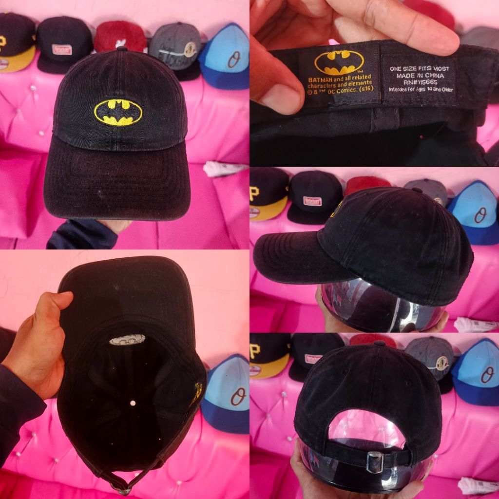 Topi second_Bat.Man Dc Comic IDR 100k+admin boleh link kecil, biar gk byk kena admin