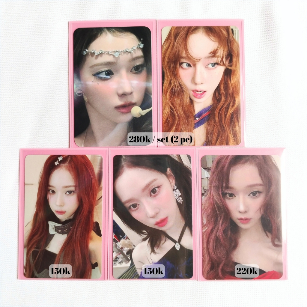 (ready) photocard pc aespa winter better things trading card tc synk parallel line ring pob drama km