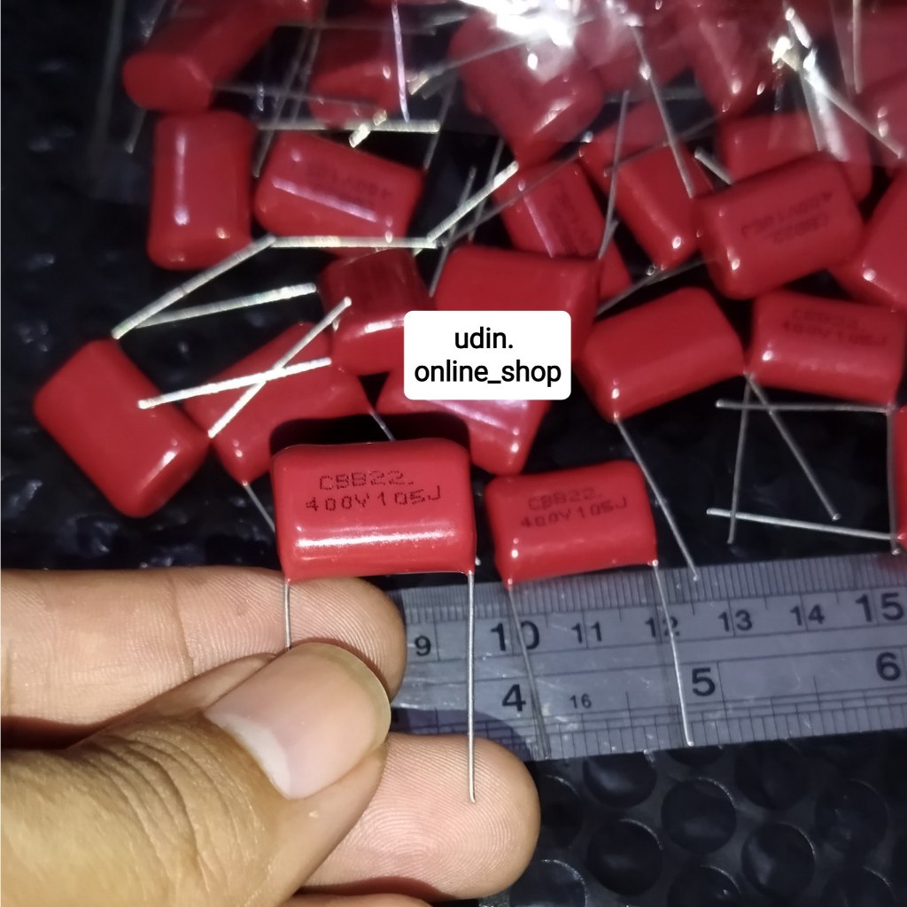 KAPASITOR MILAR 105J 400V CAPACITOR MYLAR 105J 400VOLT MILAR 105K 400V