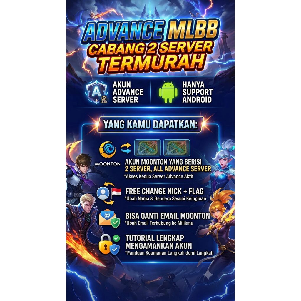 AKUN MLBB ADVANCE SERVER CABANG TERMURAH