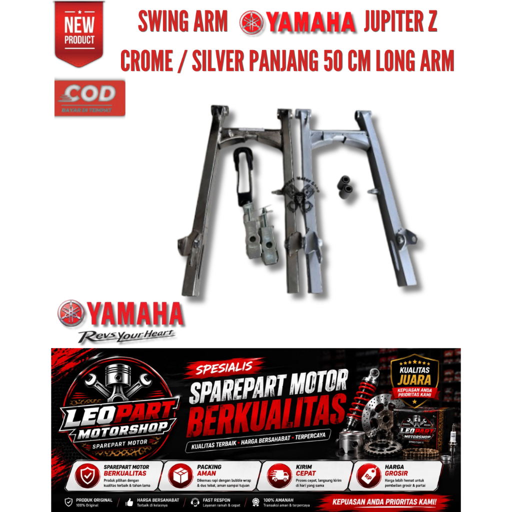 Swing Arm Fork Garpu Belakang Lenganayun Yamaha Jupiter Z Standart Long Armb 50cm