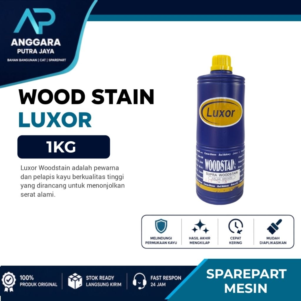 CAT KAYU PLITUR 1LITER LUXOR WOODSTAIN