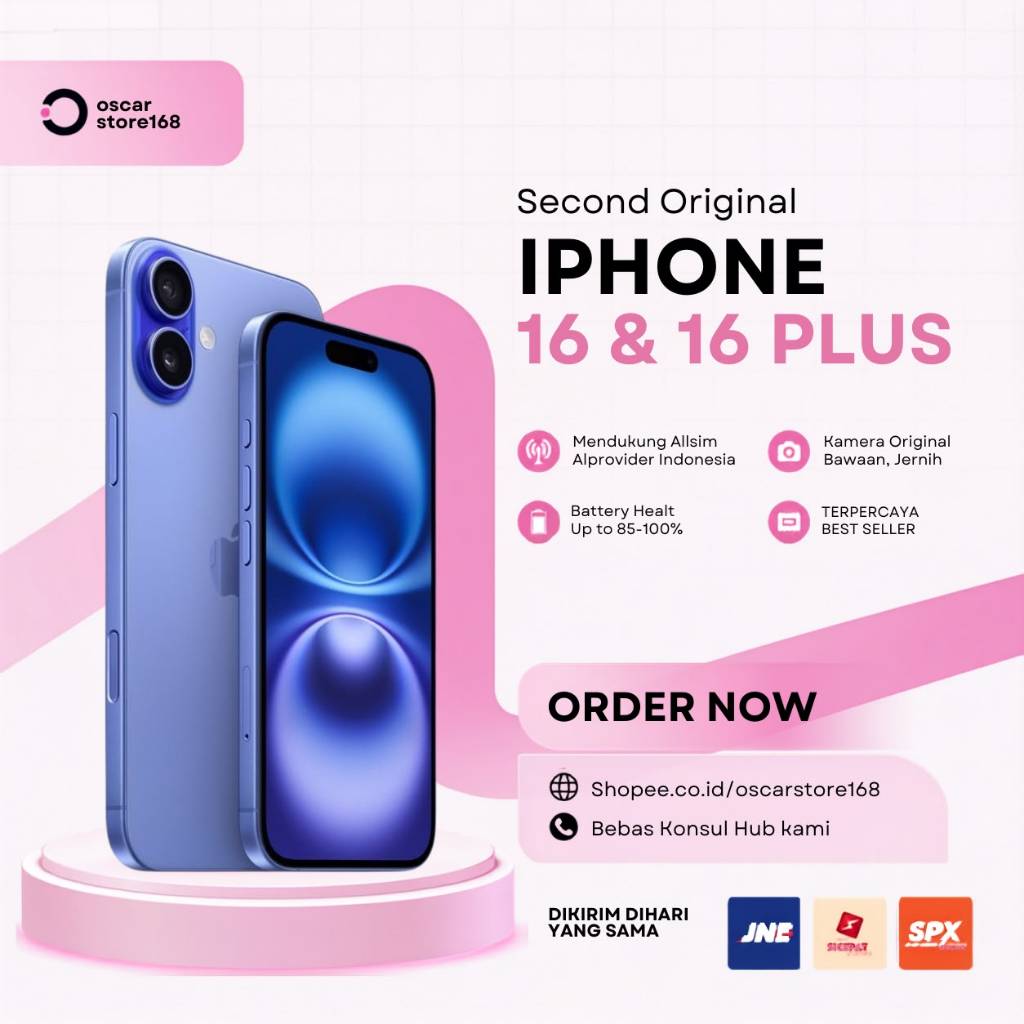 IPHONE 16/16PLUS SECOND ORIGINAL 128B/256GB