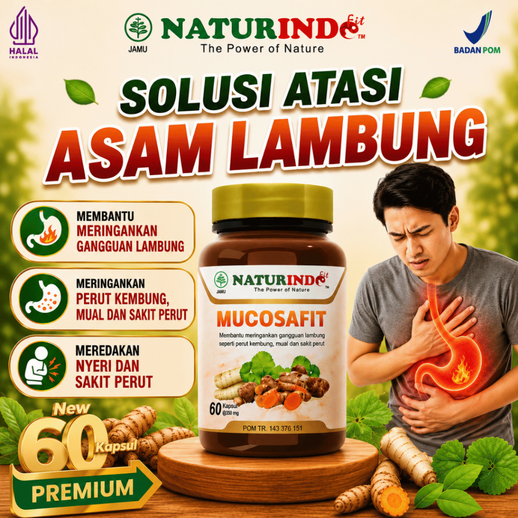 Obat Asam Lambung Lambung Asam Lambung Bengkak Asam Lambung Nyeri Mucosafit Herbal Alami Naturindo