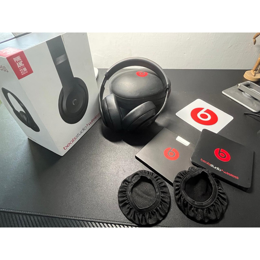 *Beats Studio 3 Wireless – Black | Kondisi Mulus | Fullset / Lengkap