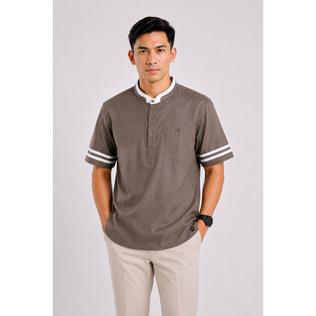 Doanda B1109 l Kemeja Koko Lengan Pendek