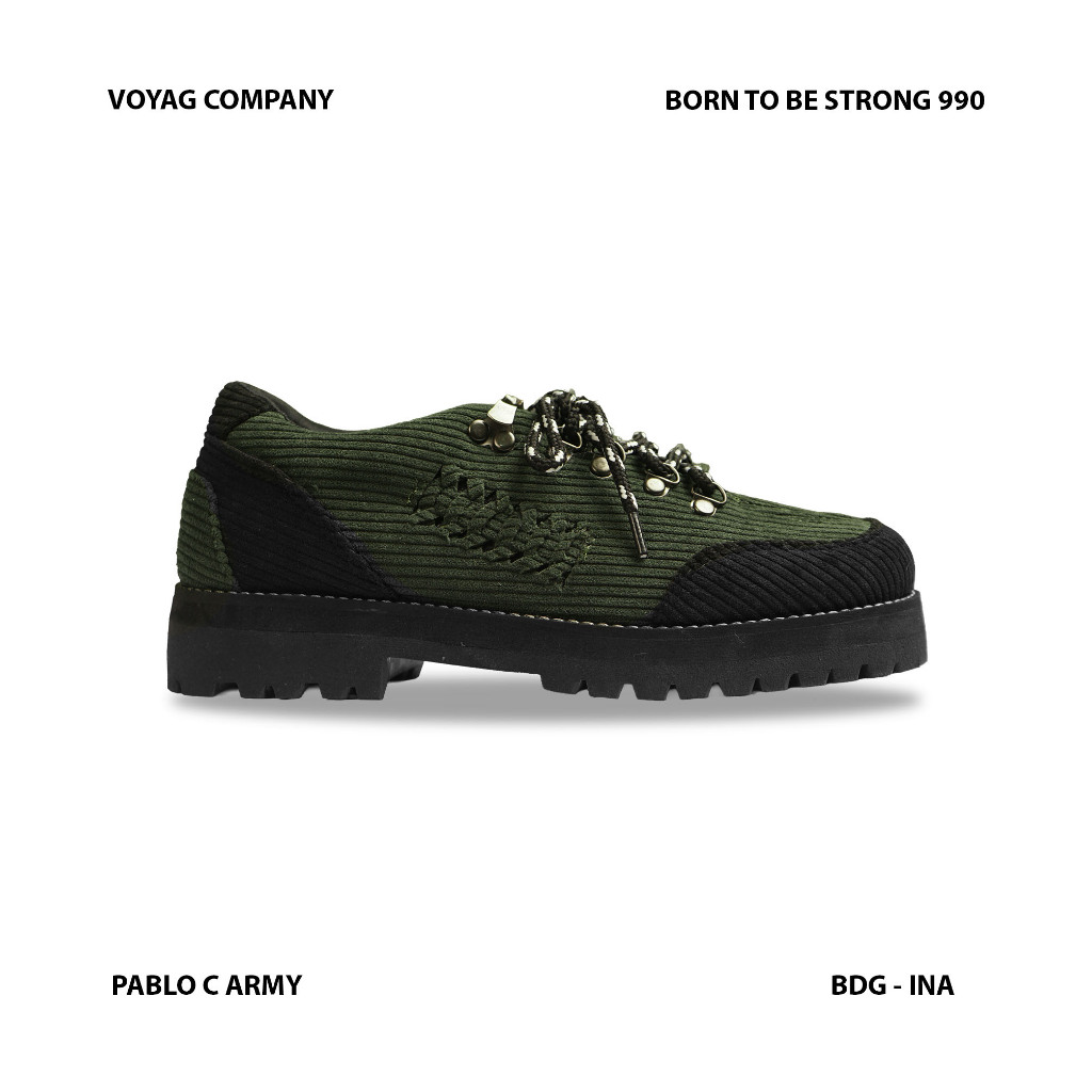 VOYAG COMPANY - PABLO CODUROY ARMY BLACK BOOTS PRIA