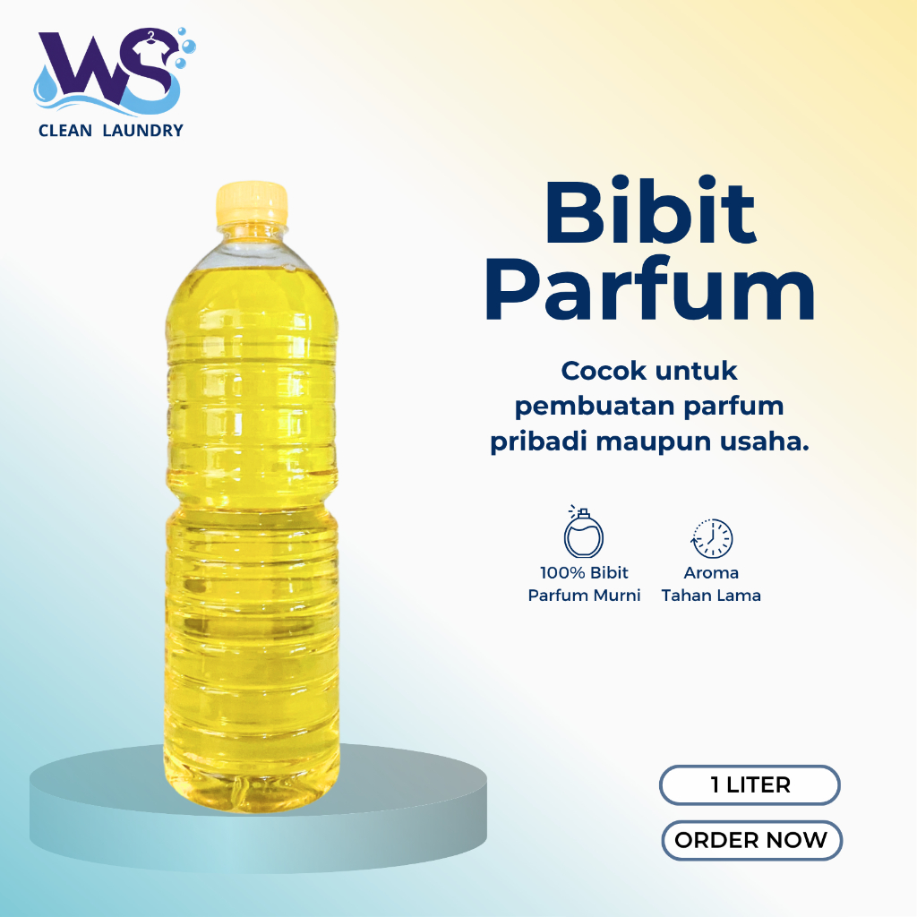 Bibit Parfum Murni 1 Liter - Bibit Parfum Pewangi Laundry Murni 1 Liter