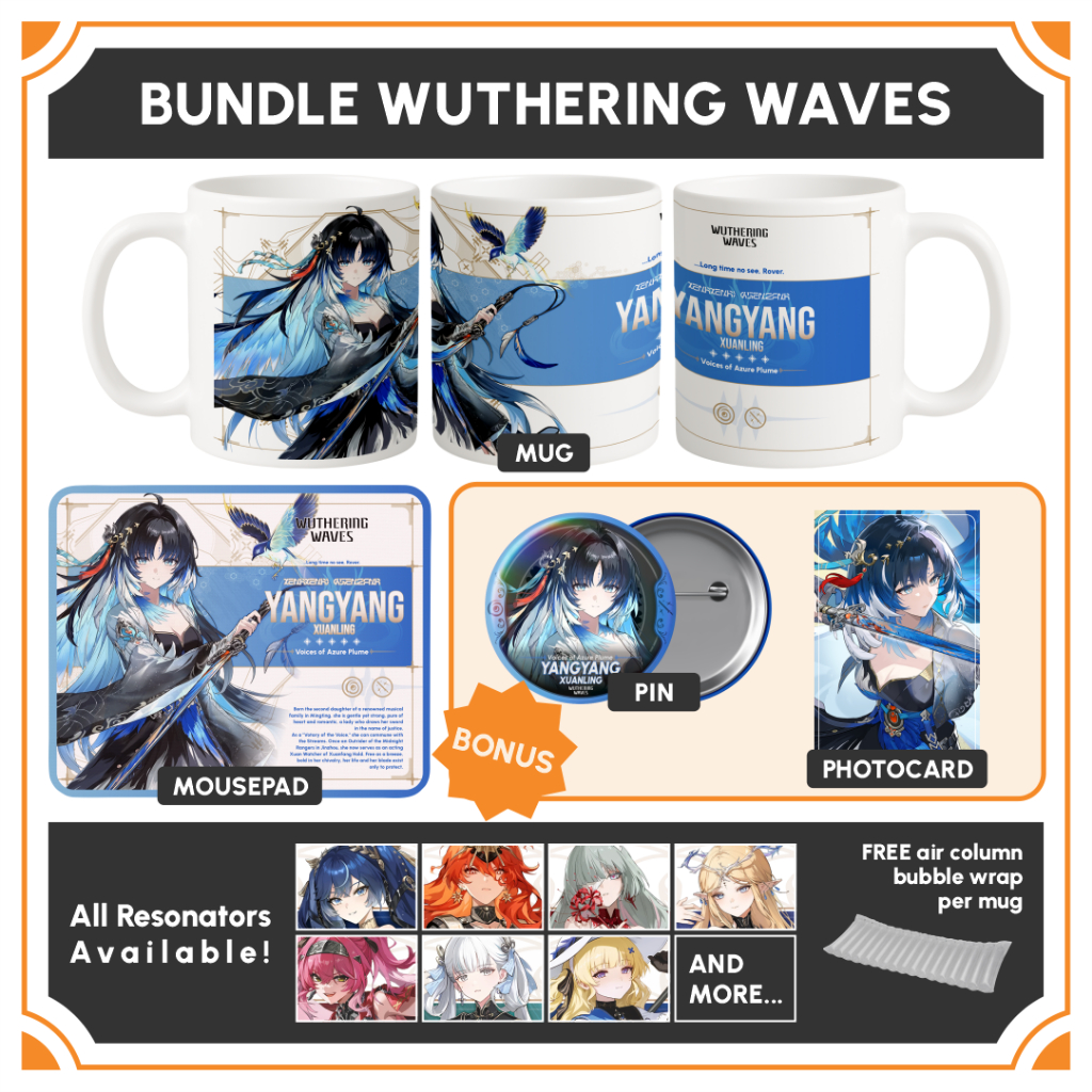 LR BUNDLE - Wuthering Waves / WuWa Yangyang Xuanling, Suisui, Lucy, Rebecca, Lucilla, Denia, Hiyuki,