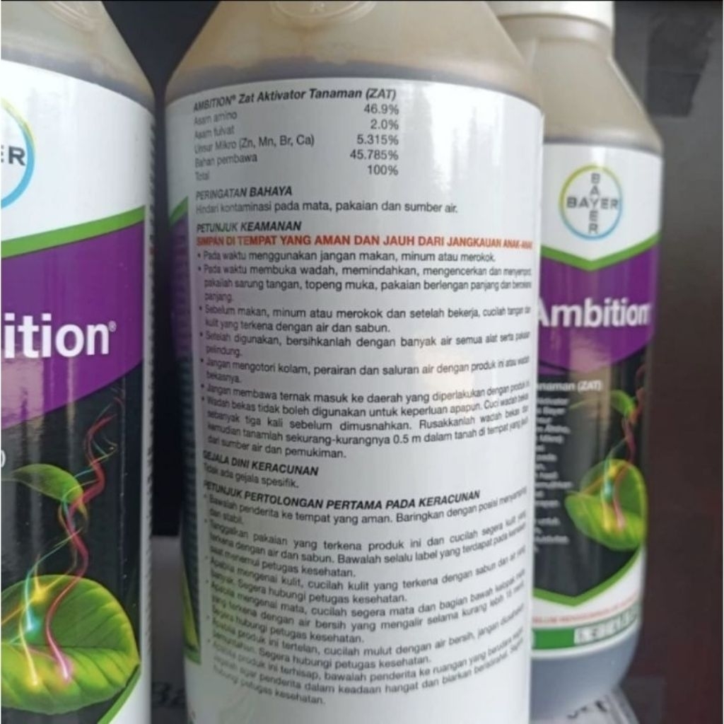 Ambition ZAT 1 Liter / ambition penyubur tanaman / bayer ambition / ambition bayer / pupuk ambition 
