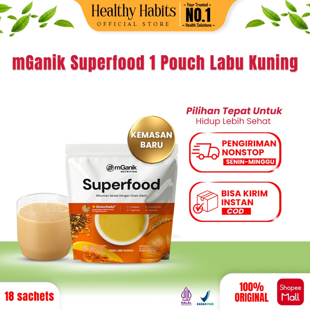 mGanik - Superfood Labu Kuning 540gr