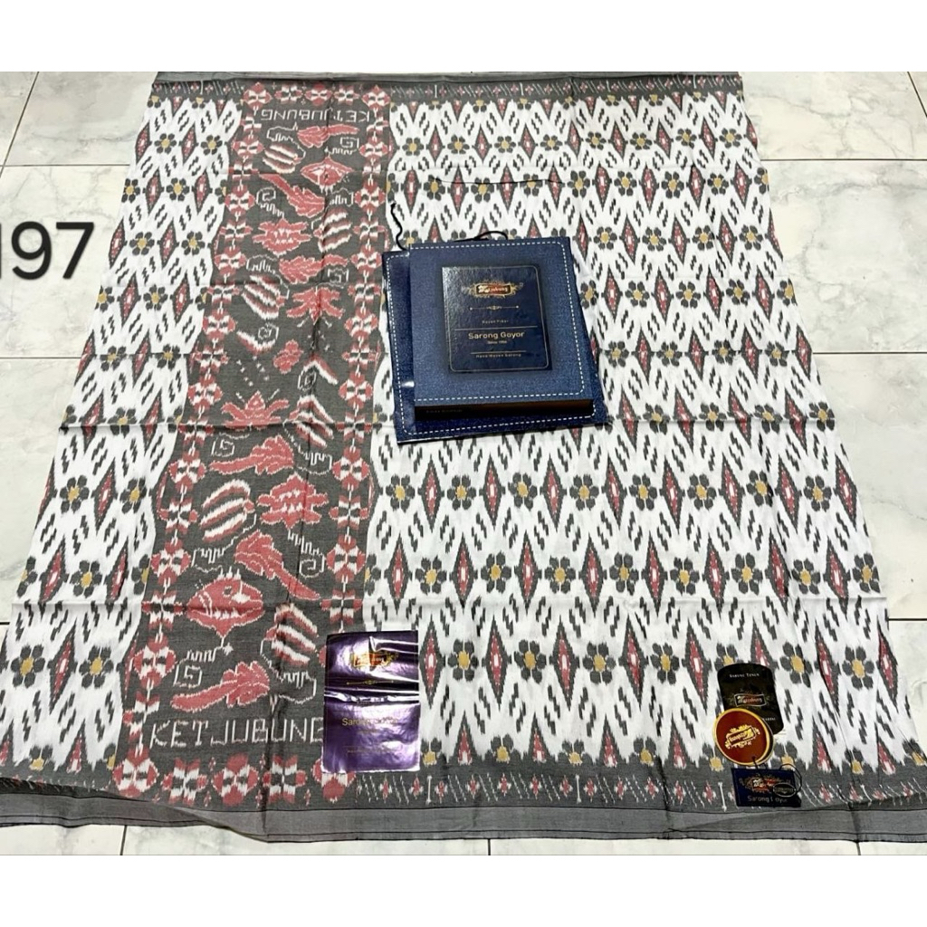 SARUNG KETJUBUNG GOYOR RED GOLD QUALITY