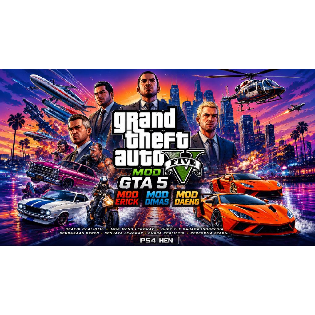 GTA 5 MOD (PS4 HEN)