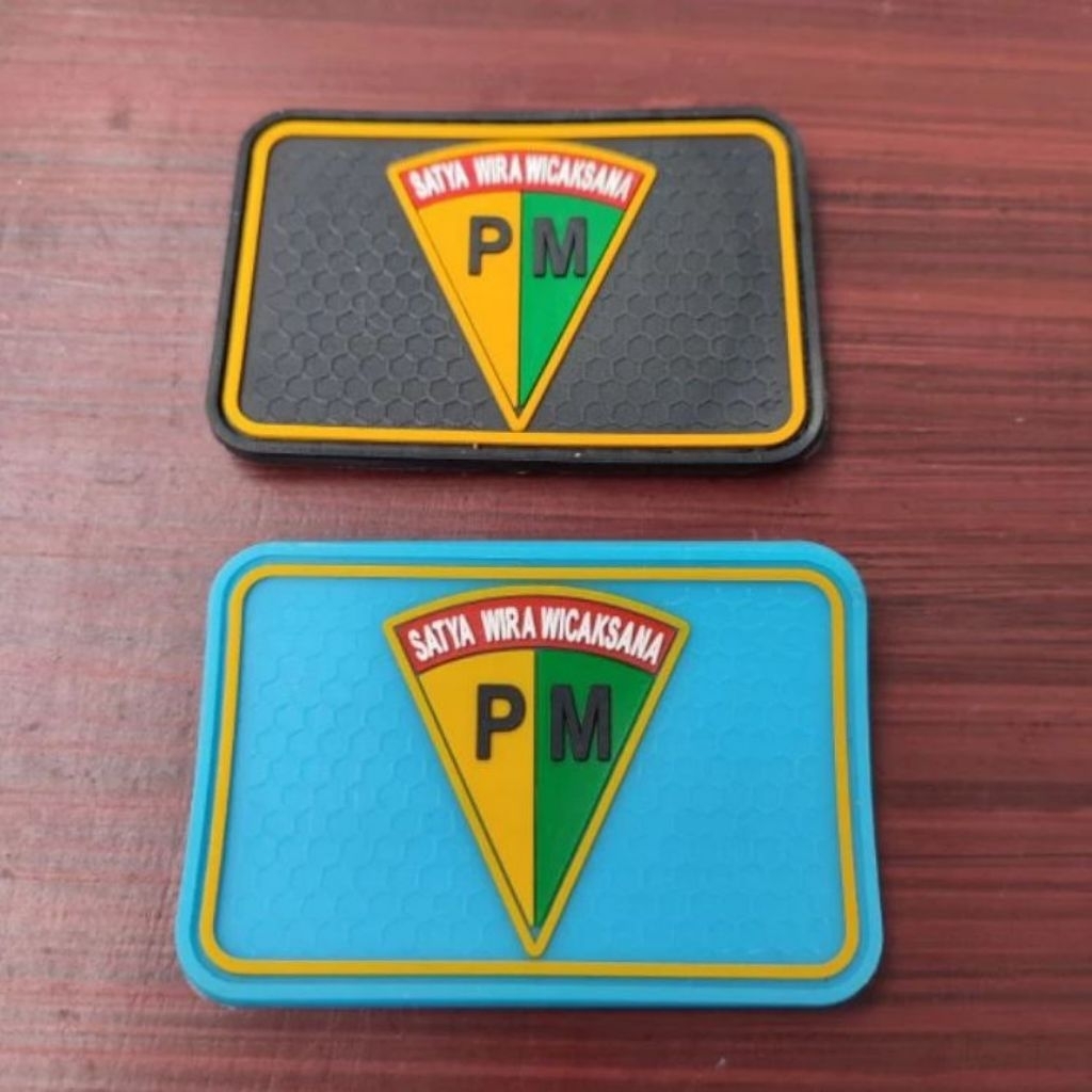 patch rubber polisi militer - emblem karet polisi militer