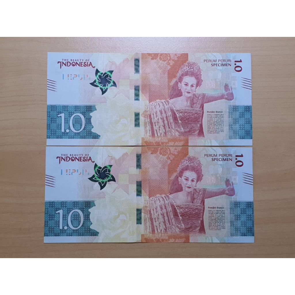 Uang Kertas , Test Note Peruri 1.0 Penari
