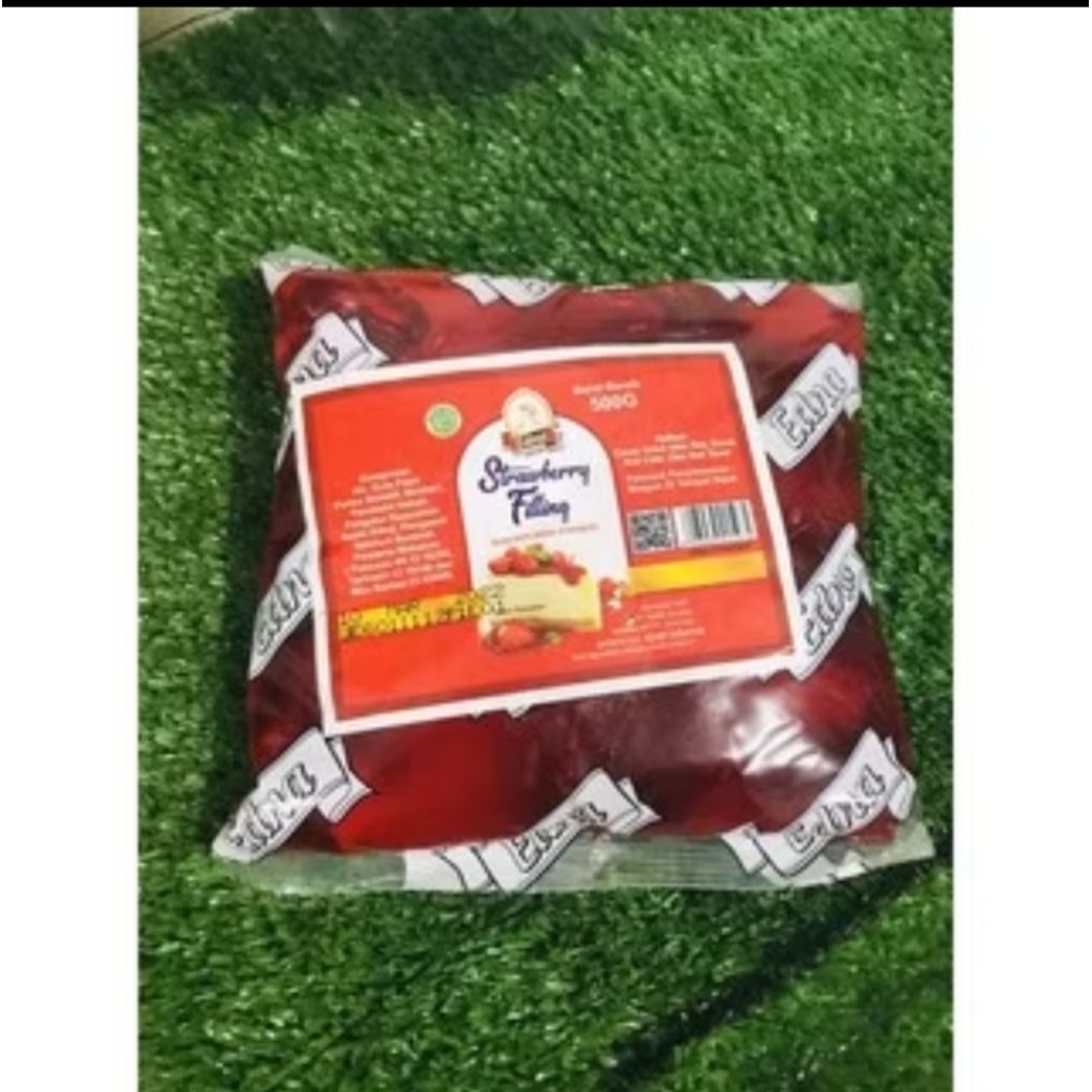 Edna Filling / Creamfil / Isian Roti / Selai aneka rasa / jam 500gr