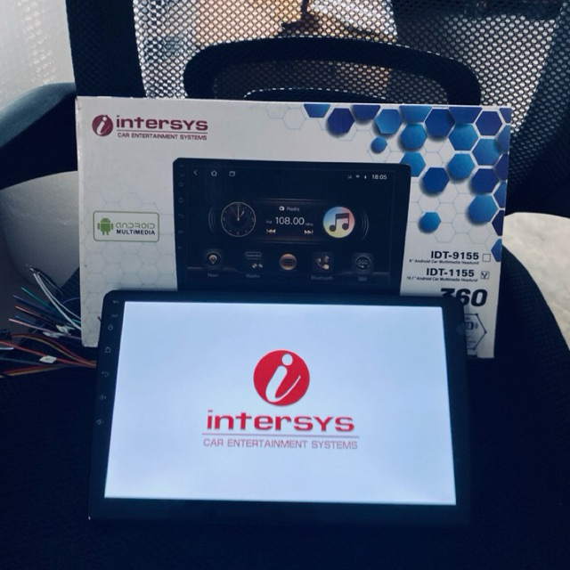 head unit android ukuran 10 inch merek intersys