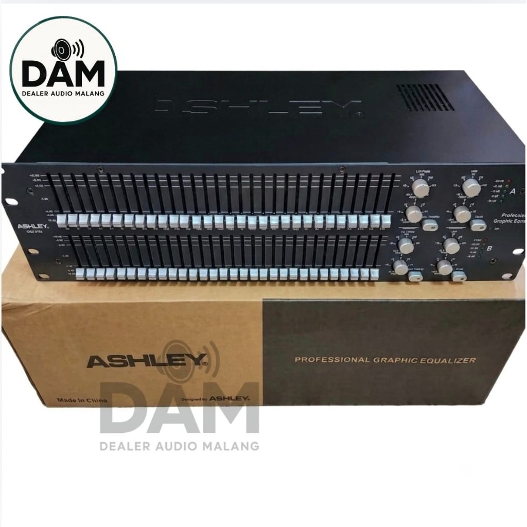 Equalizer Ashley GQ50 Original Ashley GQ - 50 Ukuran 3U 30 Band